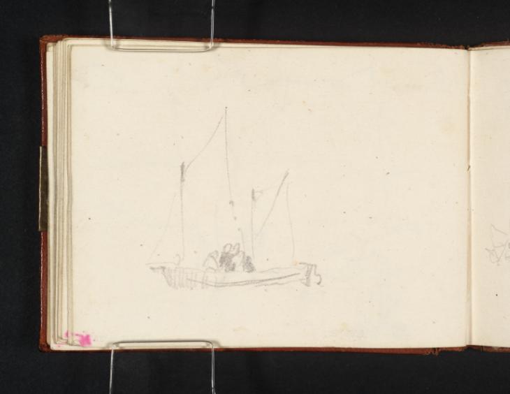 Joseph Mallord William Turner, ‘A Sailing Boat Carrying Several People’ 1827