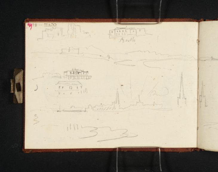Joseph Mallord William Turner, ‘Views of Southampton at Dusk, and its Surroundings; Studies of Buildings’ 1827