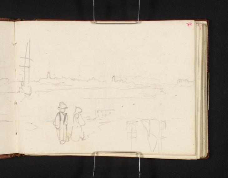 Joseph Mallord William Turner, ‘Southampton; Figures by Southampton Water; Shipping’ 1827