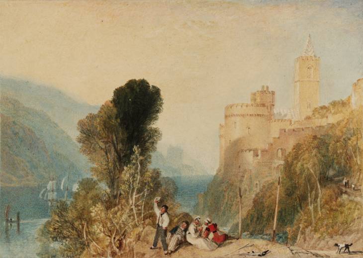 Joseph Mallord William Turner, ‘Dartmouth Castle, on the River Dart’ 1822