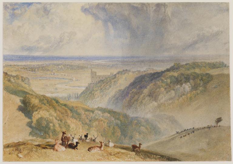 Joseph Mallord William Turner, ‘Arundel Castle, on the River Arun’ c.1824