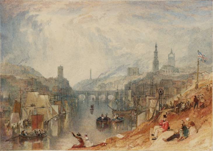Joseph Mallord William Turner, ‘Newcastle-on-Tyne’ c.1823
