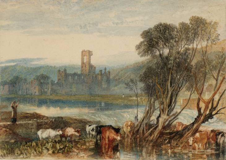 Joseph Mallord William Turner, ‘Kirkstall Abbey, on the River Aire’ 1824