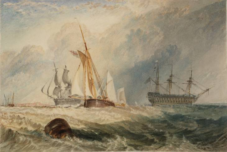 Joseph Mallord William Turner, ‘Sheerness’ c.1825