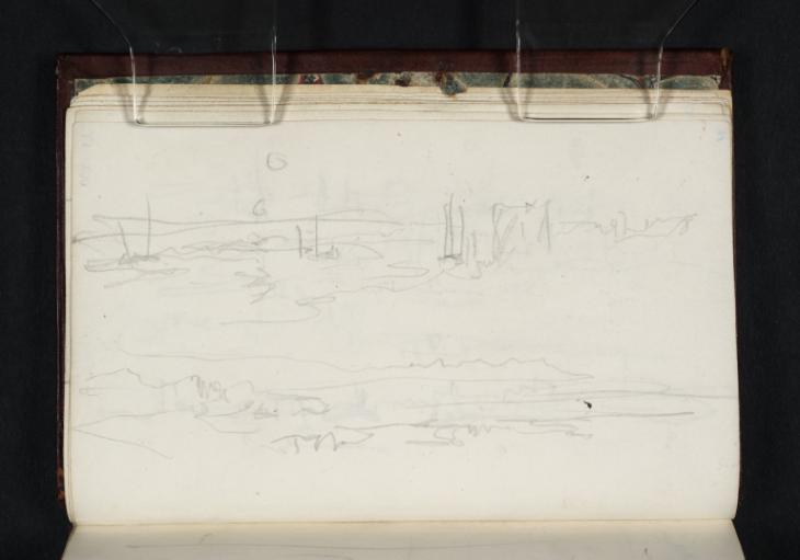 Joseph Mallord William Turner, ‘Views on Coast ?at or near Portsmouth or Brighton’ c.1824