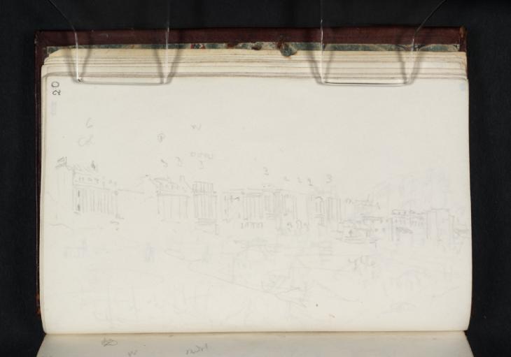 Joseph Mallord William Turner, ‘Buildings at Brighton Front’ c.1824