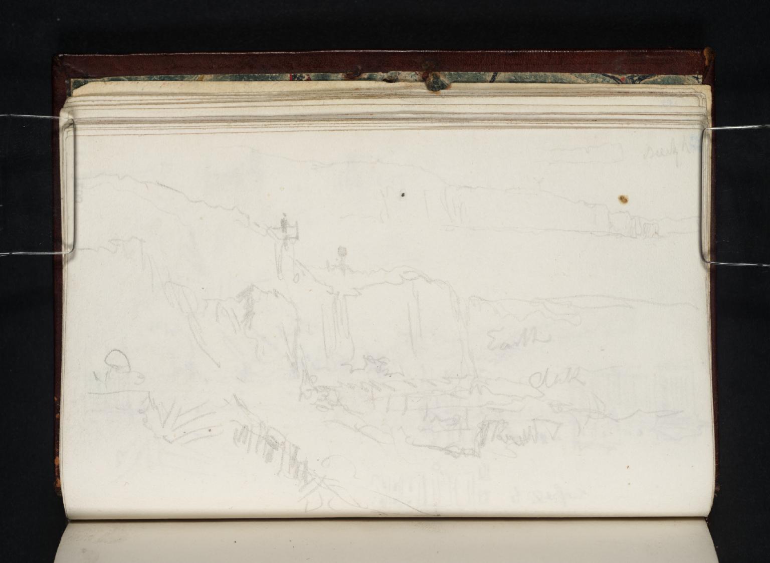 Cliffs on Coast, with Brighton [Turner] in Distance