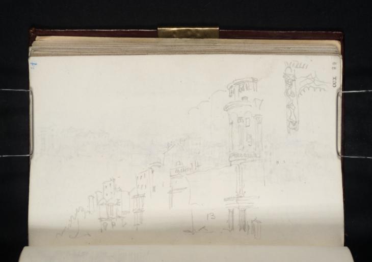 Joseph Mallord William Turner, ‘Buildings at Kemp Town, Brighton’ c.1824