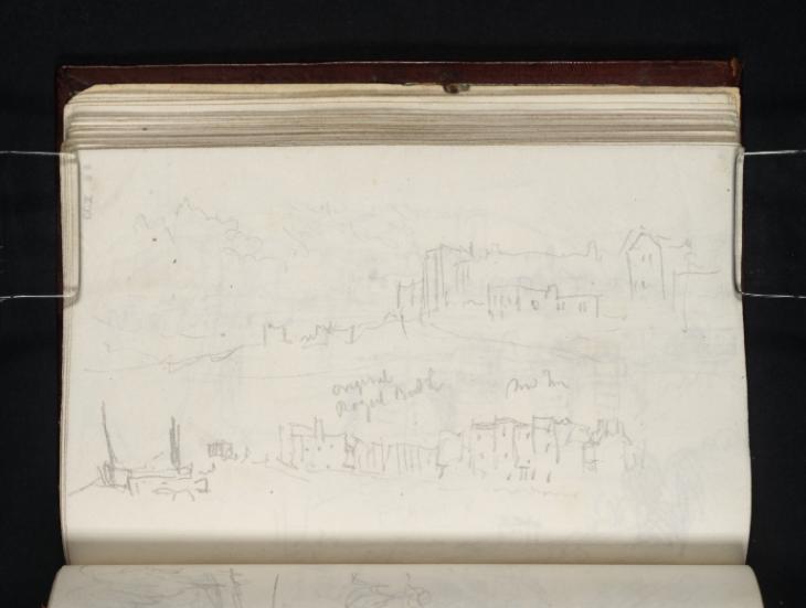 Joseph Mallord William Turner, ‘?Buildings on the Coast’ c.1824