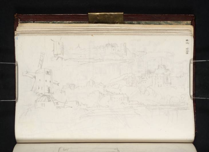 Joseph Mallord William Turner, ‘Two Views of Arundel Castle and Windmill’ c.1824