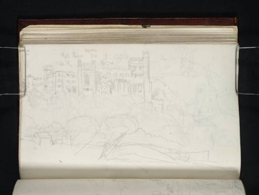 Joseph Mallord William Turner, ‘Arundel Castle, from the River Arun’ c.1824