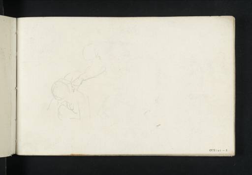 Joseph Mallord William Turner, ‘A Crouching Woman and Another Figure’ c.1810