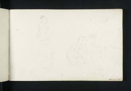 Joseph Mallord William Turner, ‘A Clothed Woman with Two Others in a State of Undress’ c.1810