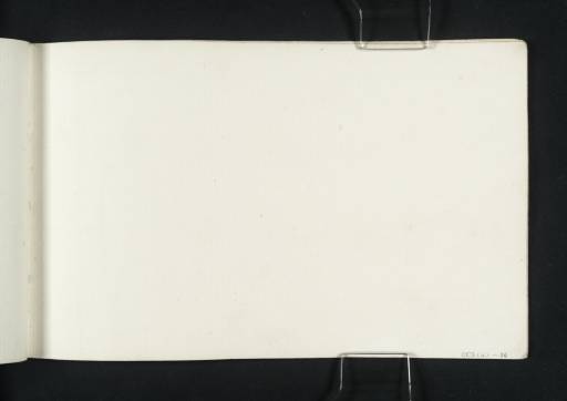 Joseph Mallord William Turner, ‘Blank’ c.1824 (Blank right-hand page of sketchbook)