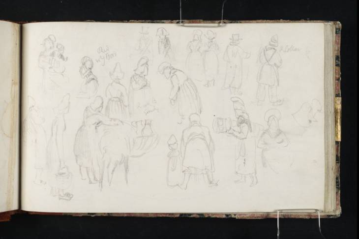 Joseph Mallord William Turner, ‘Numerous Figures; French, Male and Female’ 1821