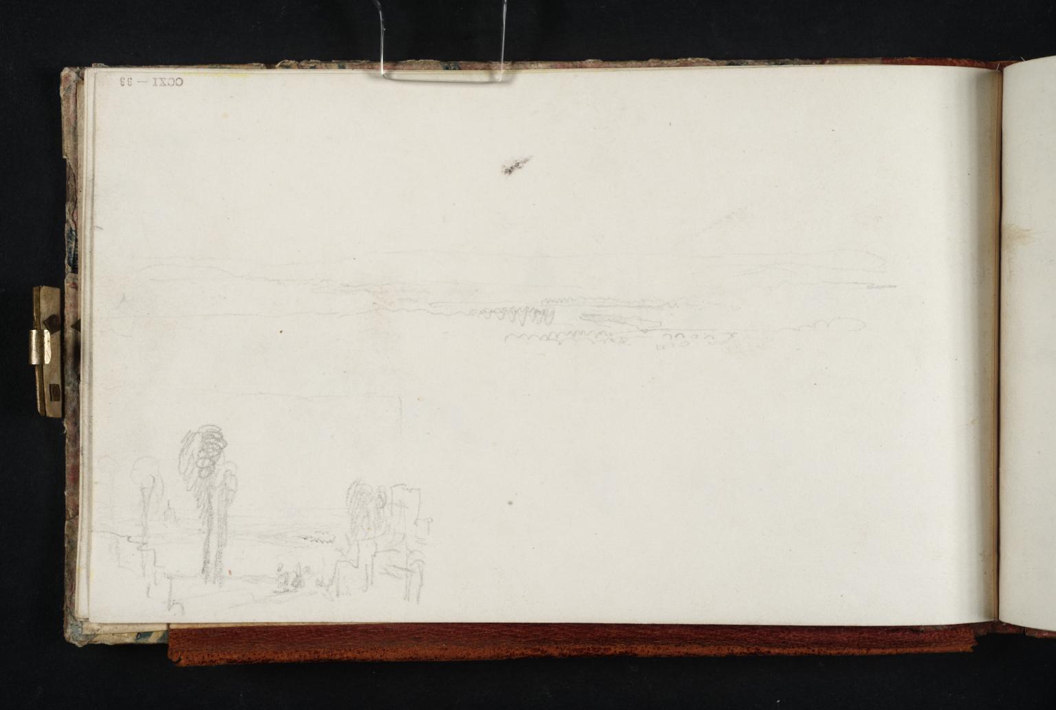 Landscape with River in Mid-Distance; Also Distant Hills Perhaps at Saint-Cloud or Arcueil