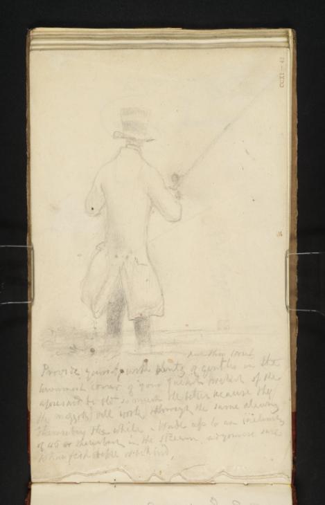 Joseph Mallord William Turner, ‘Back View of a Man Fishing’ ?1831