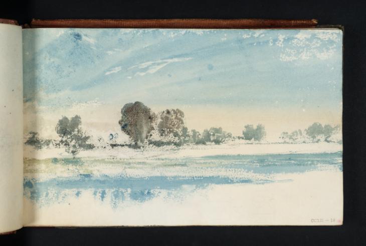 Joseph Mallord William Turner, ‘A River Scene, with Trees’ c.1825