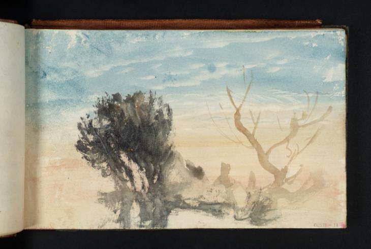 Joseph Mallord William Turner, ‘Trees Reflected in Water’ c.1825