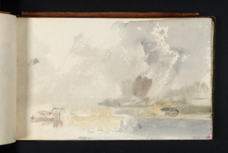 Joseph Mallord William Turner, ‘A River Scene’ c.1825