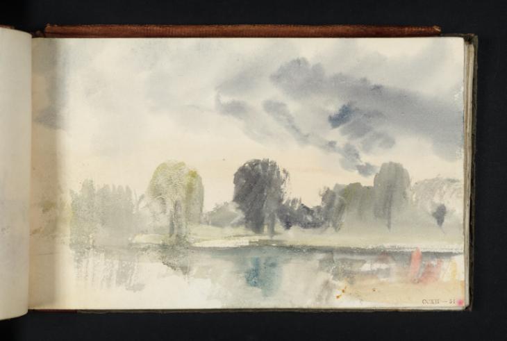 Joseph Mallord William Turner, ‘Trees beside a River’ c.1825