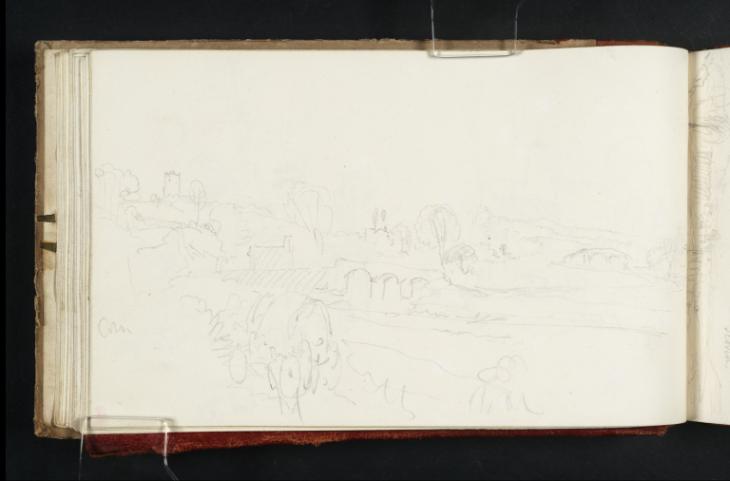 Joseph Mallord William Turner, ‘Pulborough Bridge, on the River Arun’ 1825