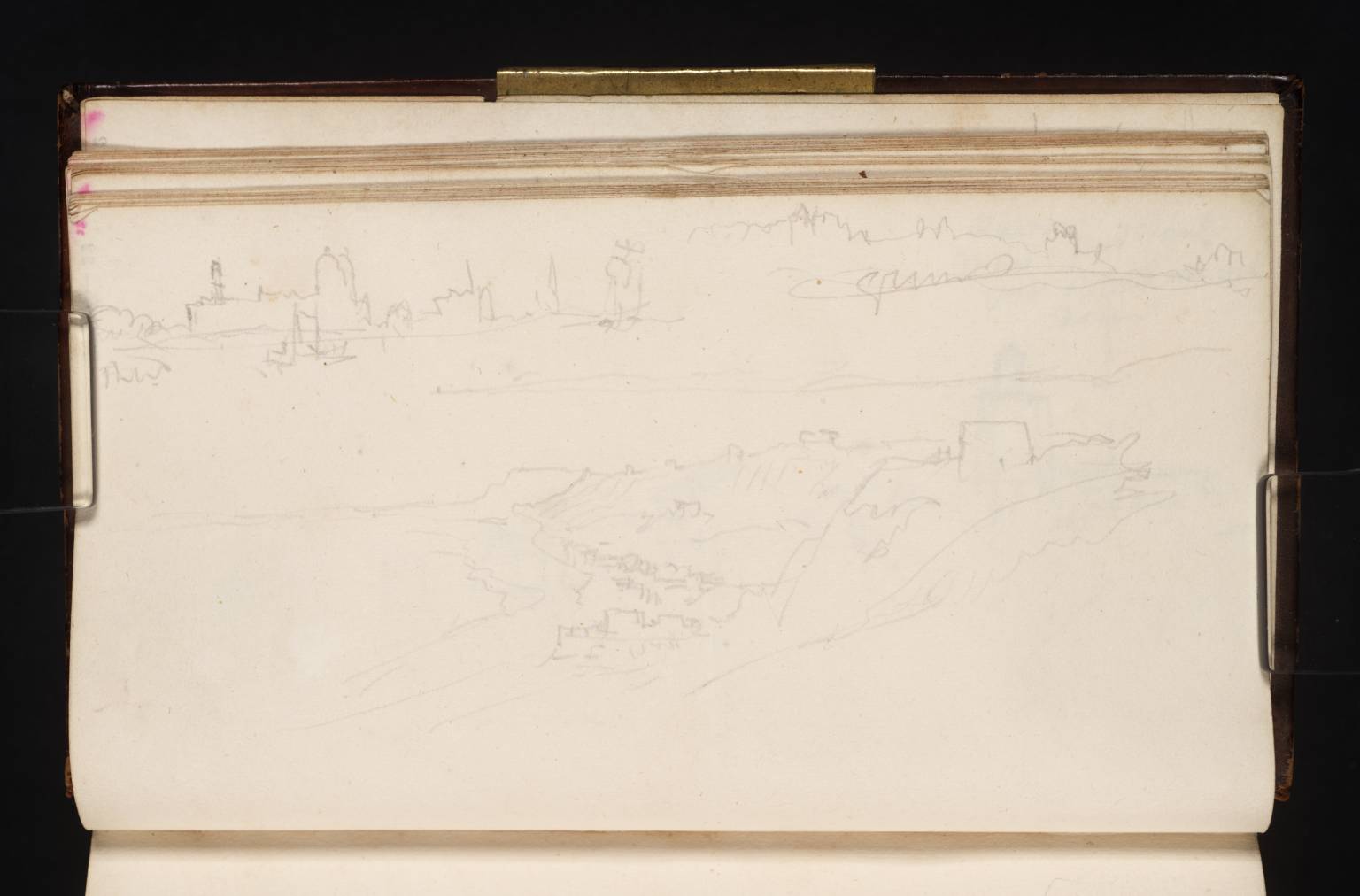 View from the Leas, Folkestone, with Sandgate Castle, Etc.