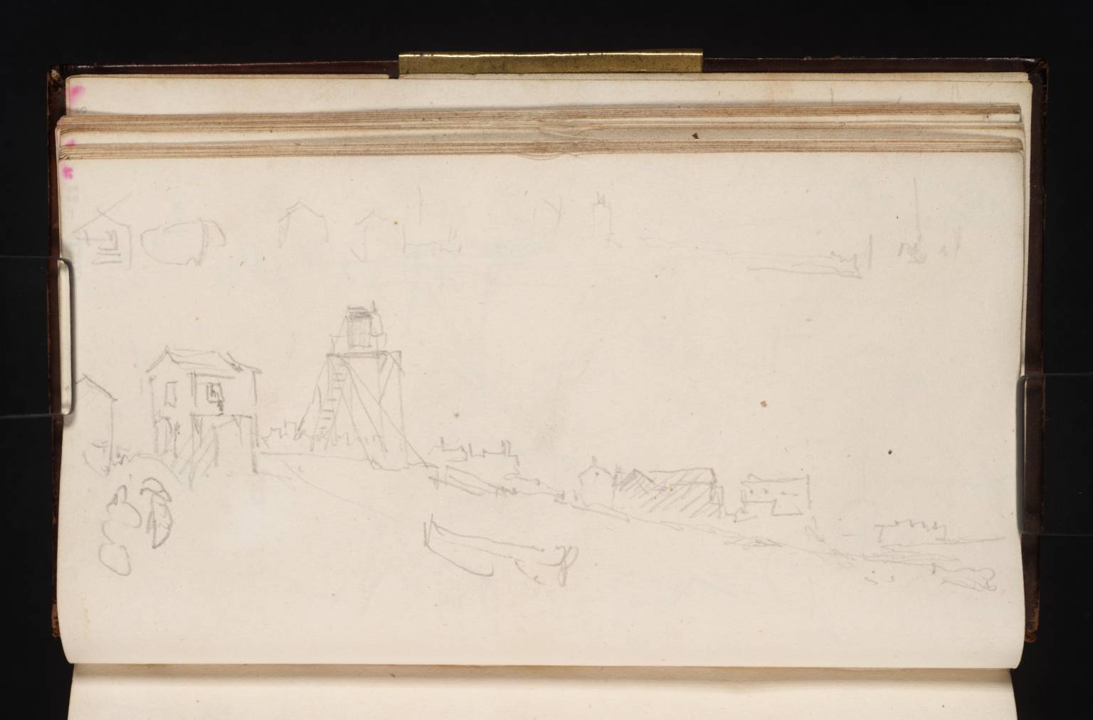 Lighthouse, with Cottages