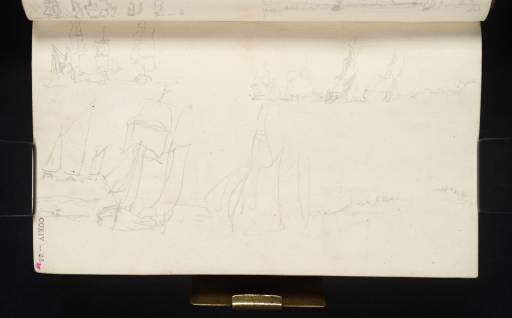 Joseph Mallord William Turner, ‘Studies of Ships and Boats under Sail ?off the English Coast’ 1825