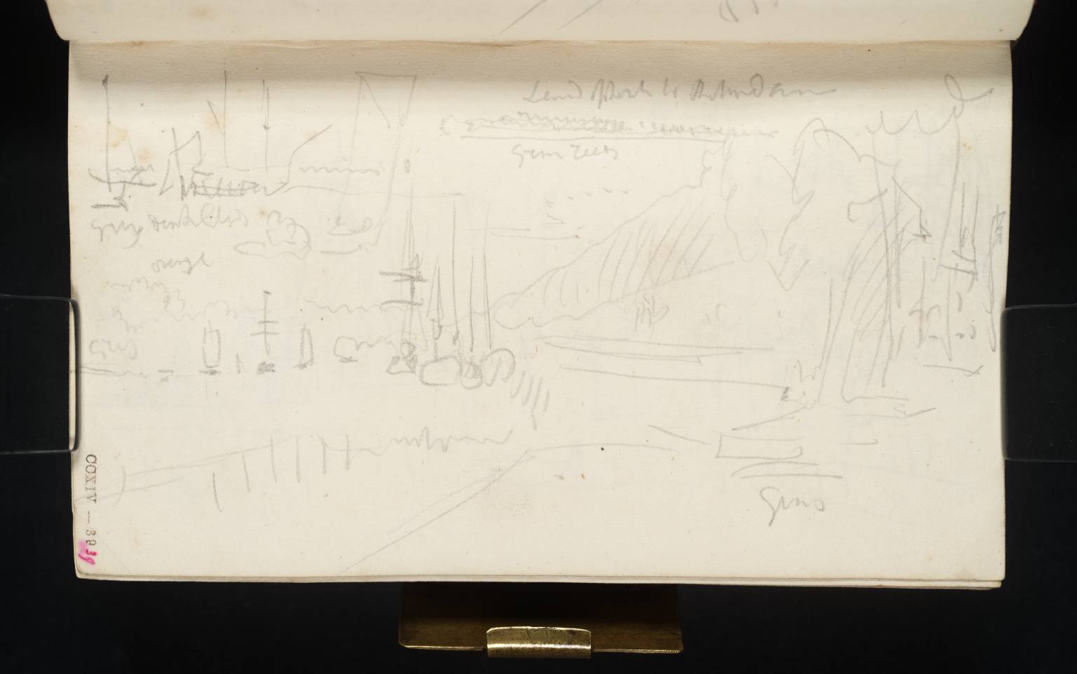 Shipping at Rotterdam. Also View of the Land opposite Rotterdam [Turner]