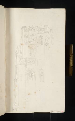 Joseph Mallord William Turner, ‘The Upper Stages of the Tower of St Lawrence's Church, Rotterdam’ 1825