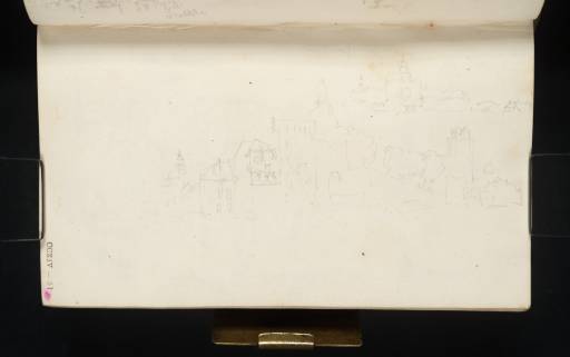 Joseph Mallord William Turner, ‘River Views of the Groothoofdspoort, Dordrecht, with the Grote Kerk Beyond’ 1825