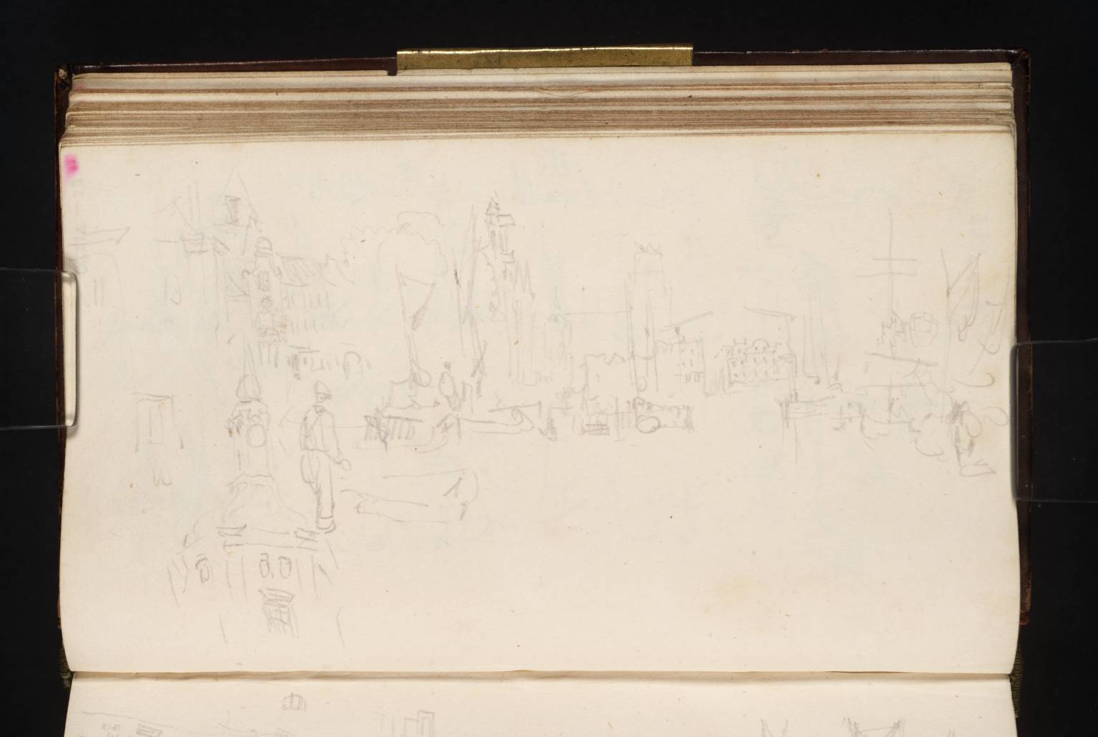 A Quay, with Shipping and Figures