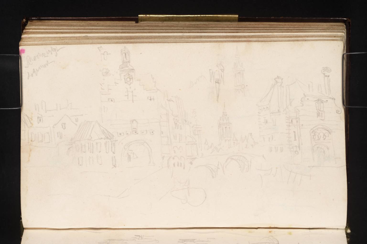 Bridge, with Buildings (?Delft)