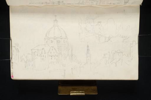 Joseph Mallord William Turner, ‘The Lutheran Church on the Singel, Amsterdam, with the Jan Roodenpoortstoren in the Distance’ 1825