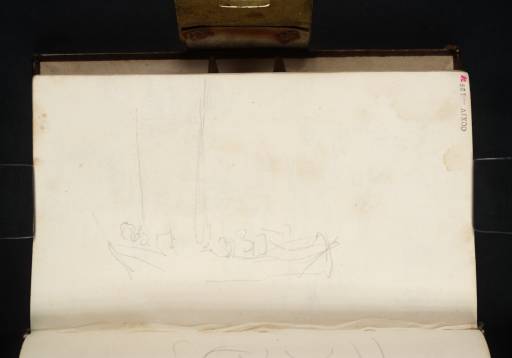 Joseph Mallord William Turner, ‘A Study of a Sailing Barge’ 1825