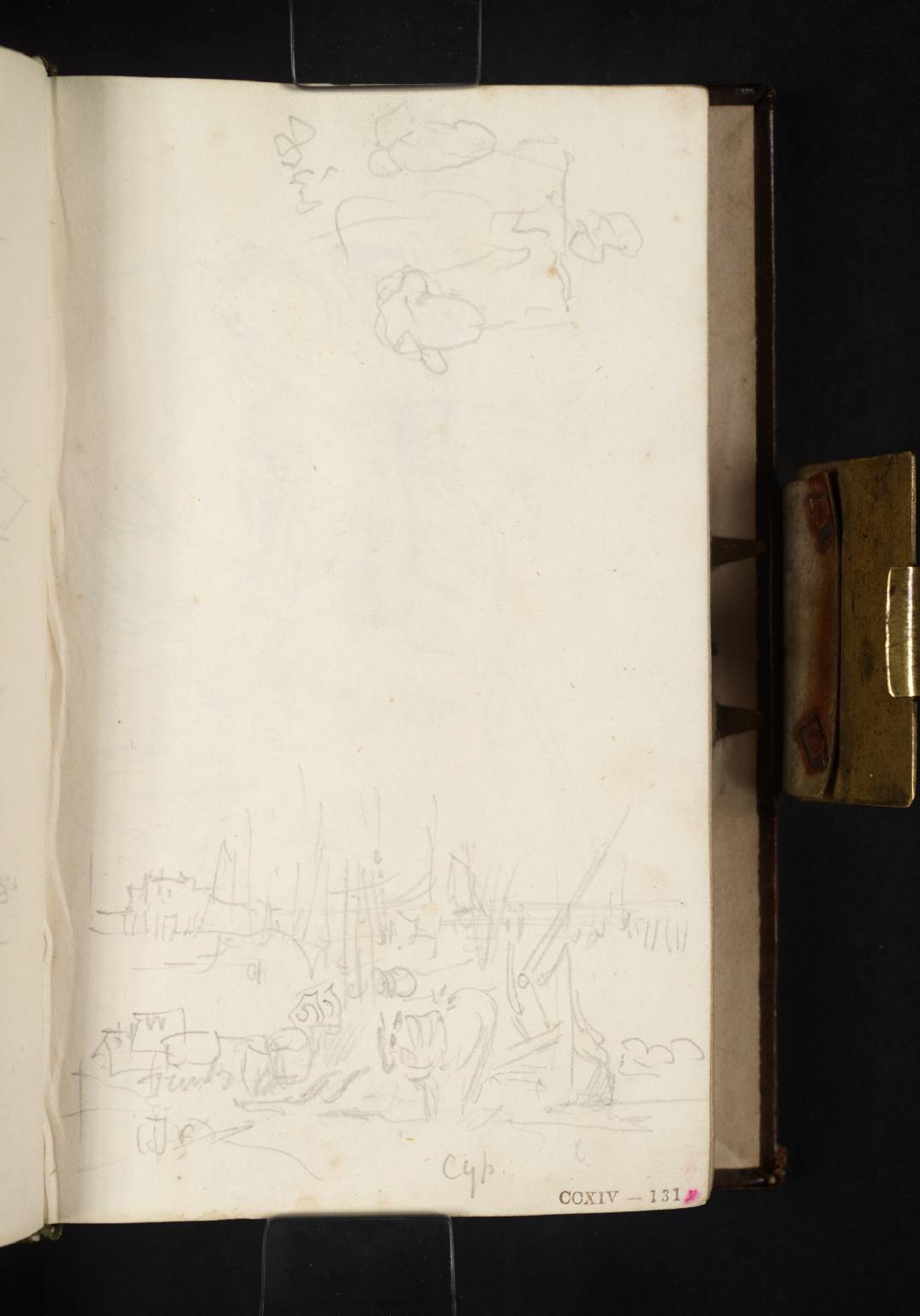Figure of a Milkmaid; Also Group of Shipping