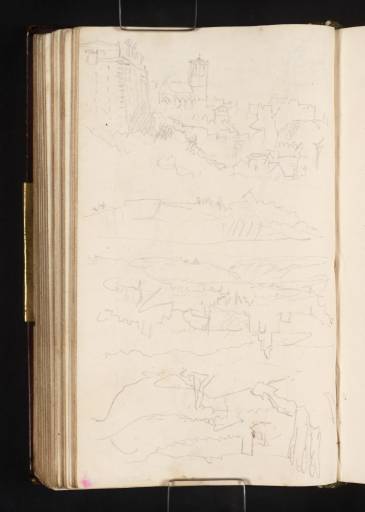 Joseph Mallord William Turner, ‘Views over Liège and the Meuse Valley from the North, with Fortifications near St Martin's Church’ 1825