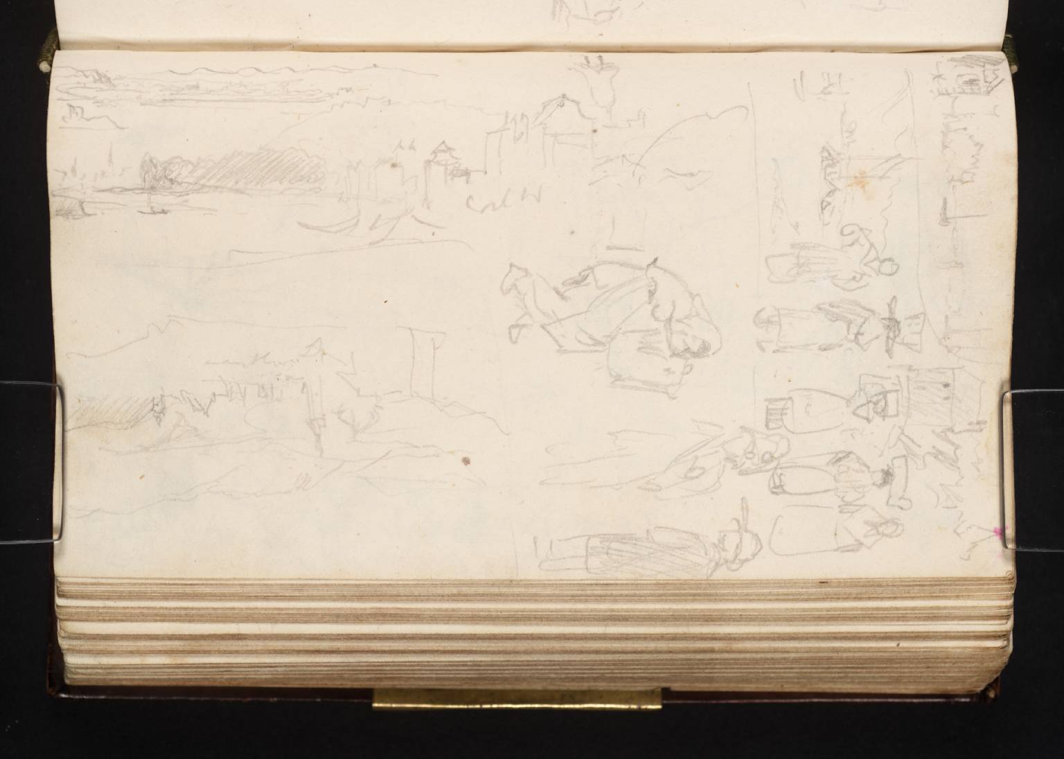 Views on River; Also Figures