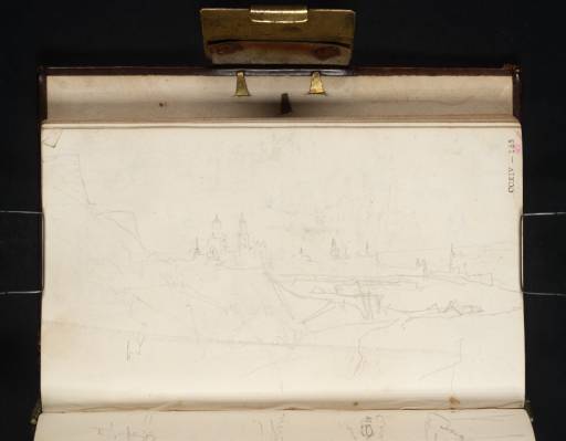 Joseph Mallord William Turner, ‘Fort Sint Pieter, with the Churches of Maastricht in the Distance to the North’ 1825