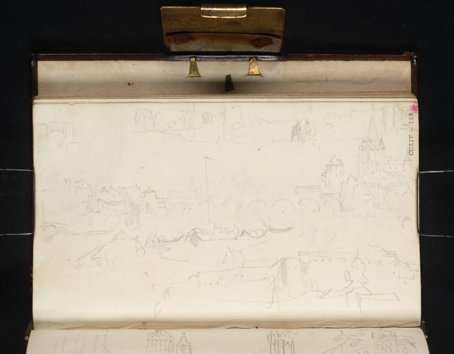 Bridge, with Buildings on Either Side