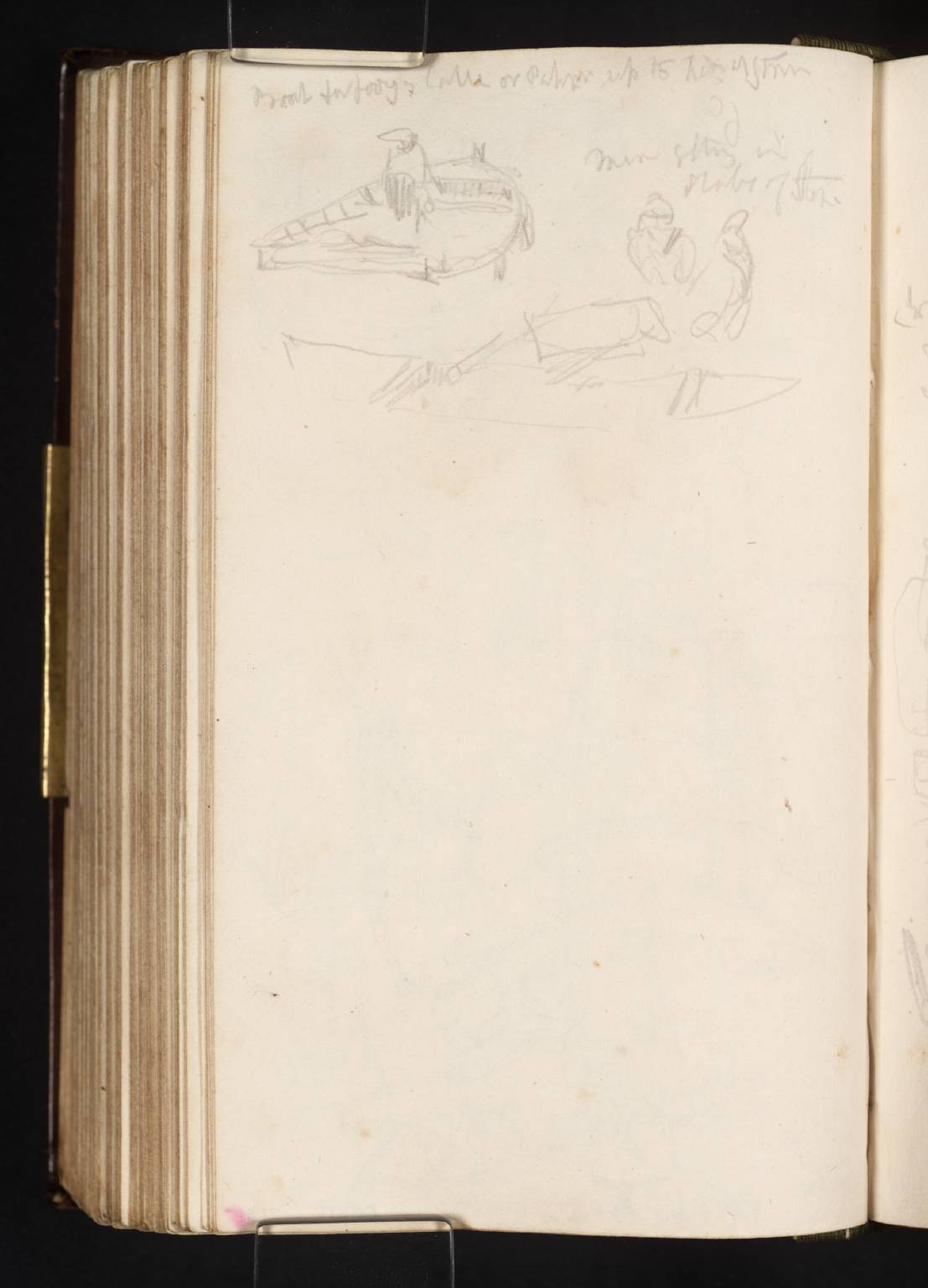 Boat, with Figures. Boat for Ferry [Turner], Etc.