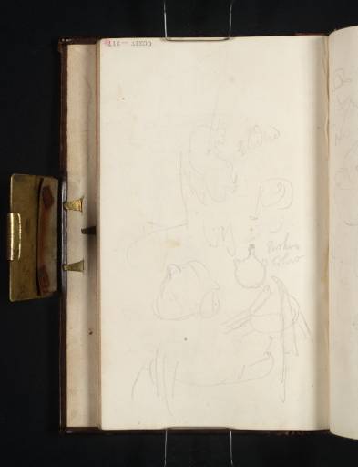 Joseph Mallord William Turner, ‘A Study of a Round Jar; ?Details of Cargo or Barges’ 1825