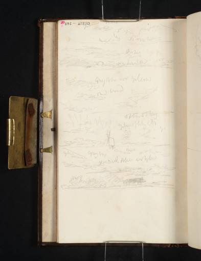 Joseph Mallord William Turner, ‘Studies of Sunset Skies with a Windmill, ?at Boulogne’ 1825