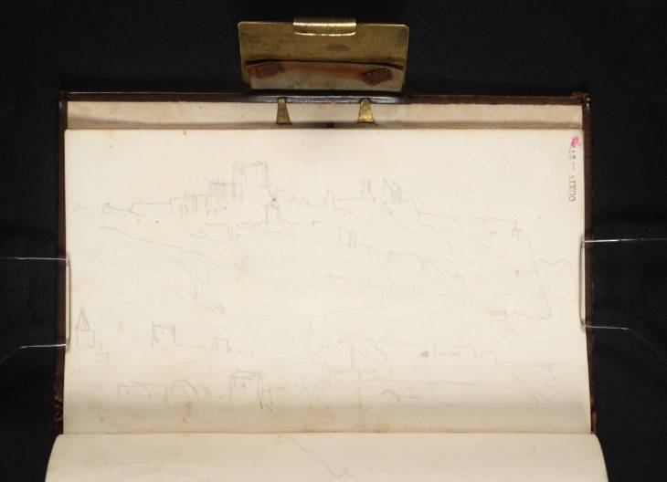 Joseph Mallord William Turner, ‘Dover Castle above the Town and the Spire of St Mary's Church, with Cliffs towards the South Foreland Beyond’ 1825