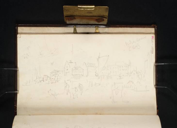 Joseph Mallord William Turner, ‘Figures and Boats on the Beach at Deal, with the Seafront near the India Arms Inn’ 1825
