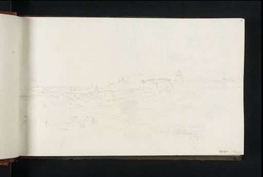 Joseph Mallord William Turner, ‘Boulogne from the South-East, with the Coast in the Distance’ 1825
