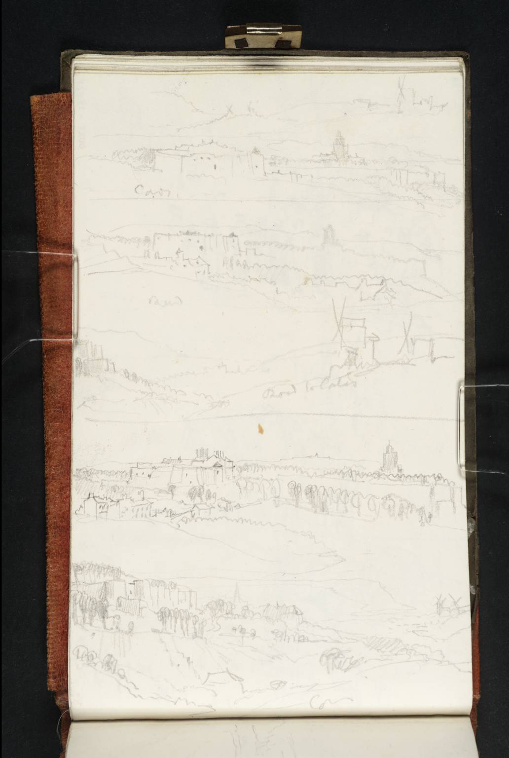 Views of Boulogne. Road to Calais [Turner]