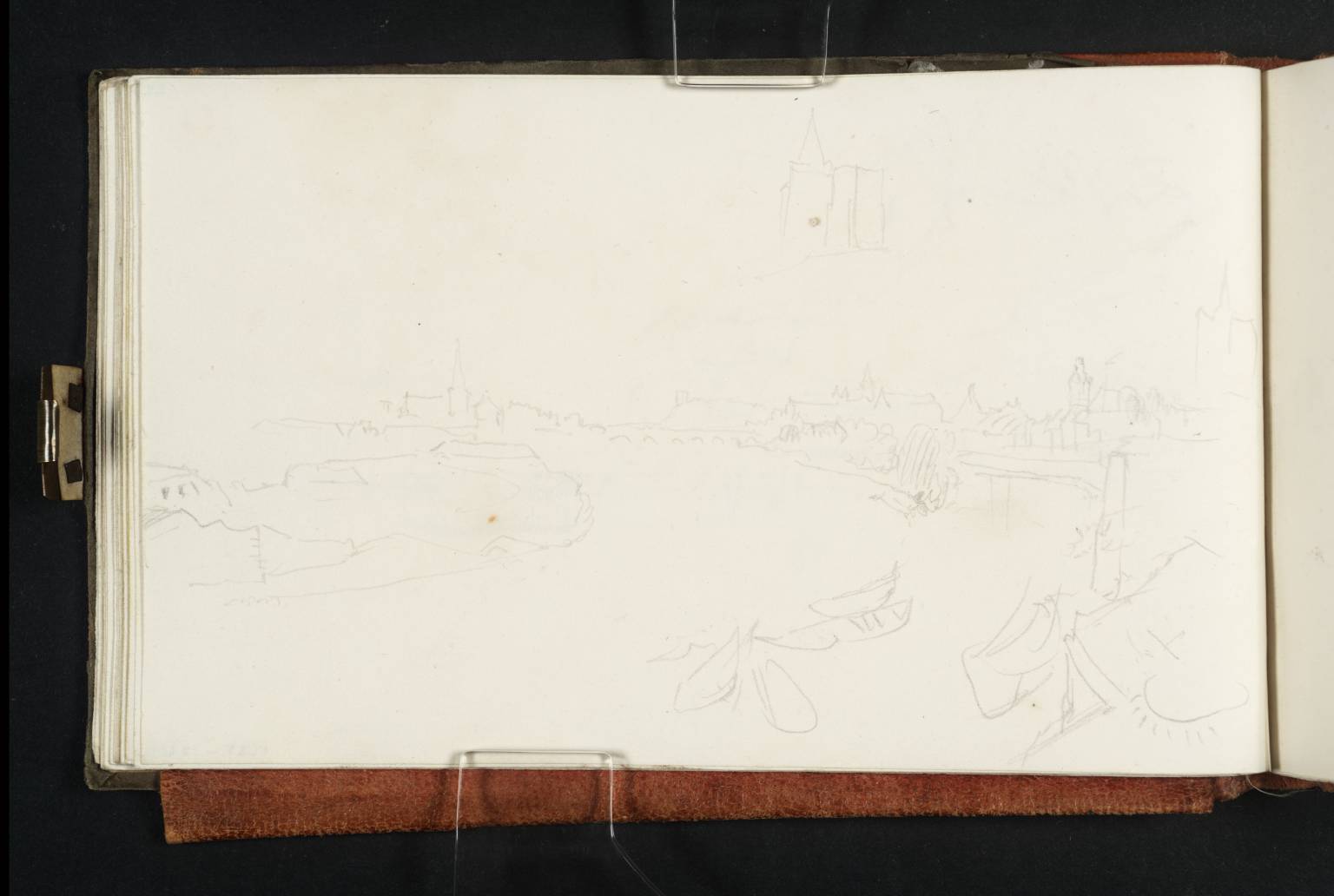 River, with Bridge and Town
