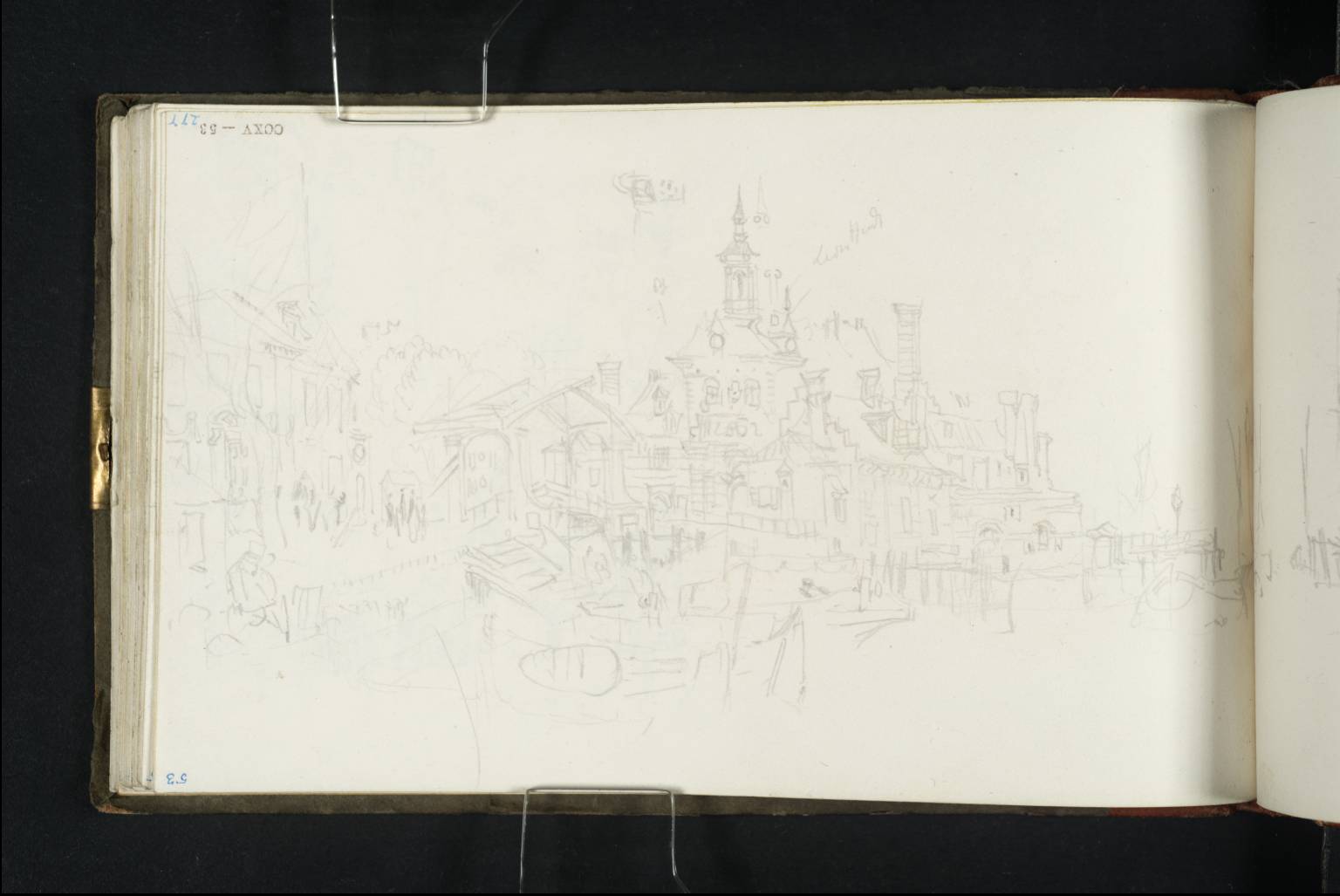 View of Rotterdam: The Entrance to the Oude Haven Seen towards the River